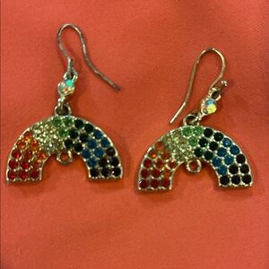 Rainbow 🌈 Multicolor Crystal Earrings